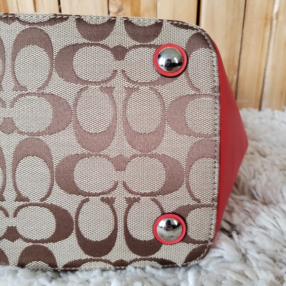 ▪︎SOLD▪︎ Coach Canvas and Leather Satchel - Picture 5 of 5